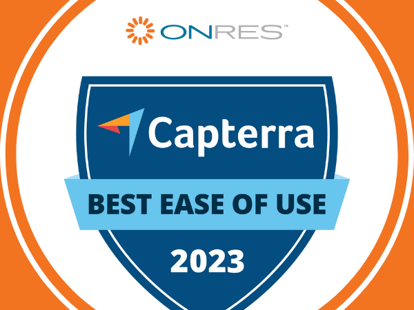 OnRes Best Ease of Use Award by Capterra