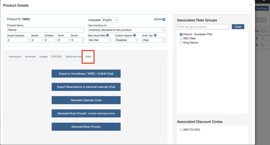 Other tools to operate for the product
