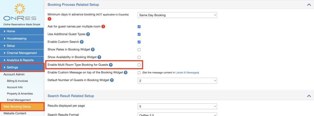 Enable multiple room type booking for manual bookings only